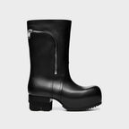 Rick Owens Bauhaus Ballast Pull on Stivali - Pelle Black