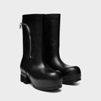 Rick Owens Bauhaus Ballast Pull on Stivali - Pelle Black