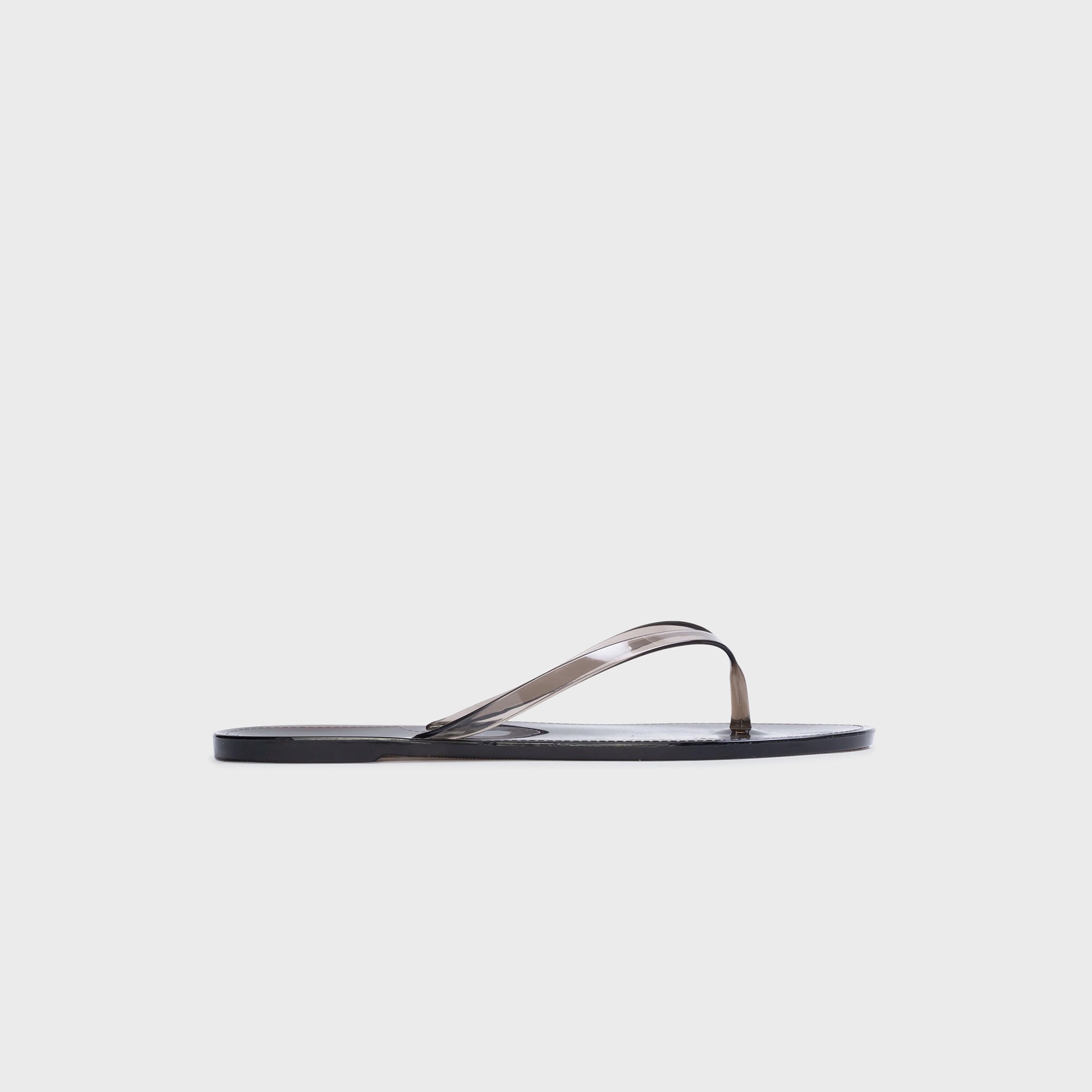 Black Suede Studio Crystal Sandal - Black