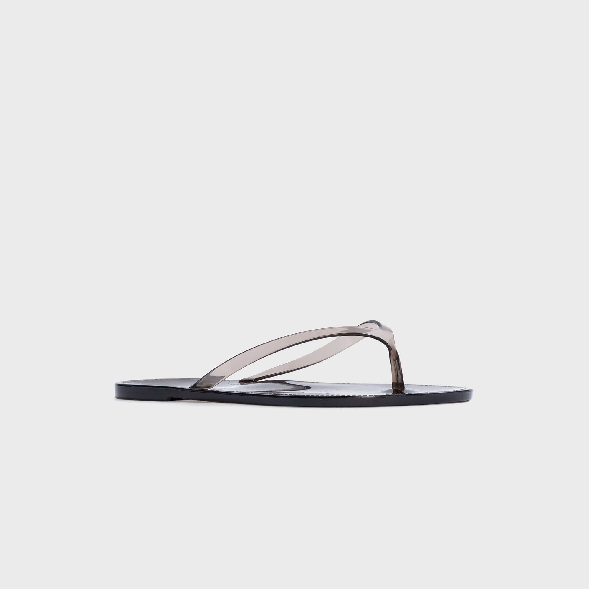 Black Suede Studio Crystal Sandal - Black