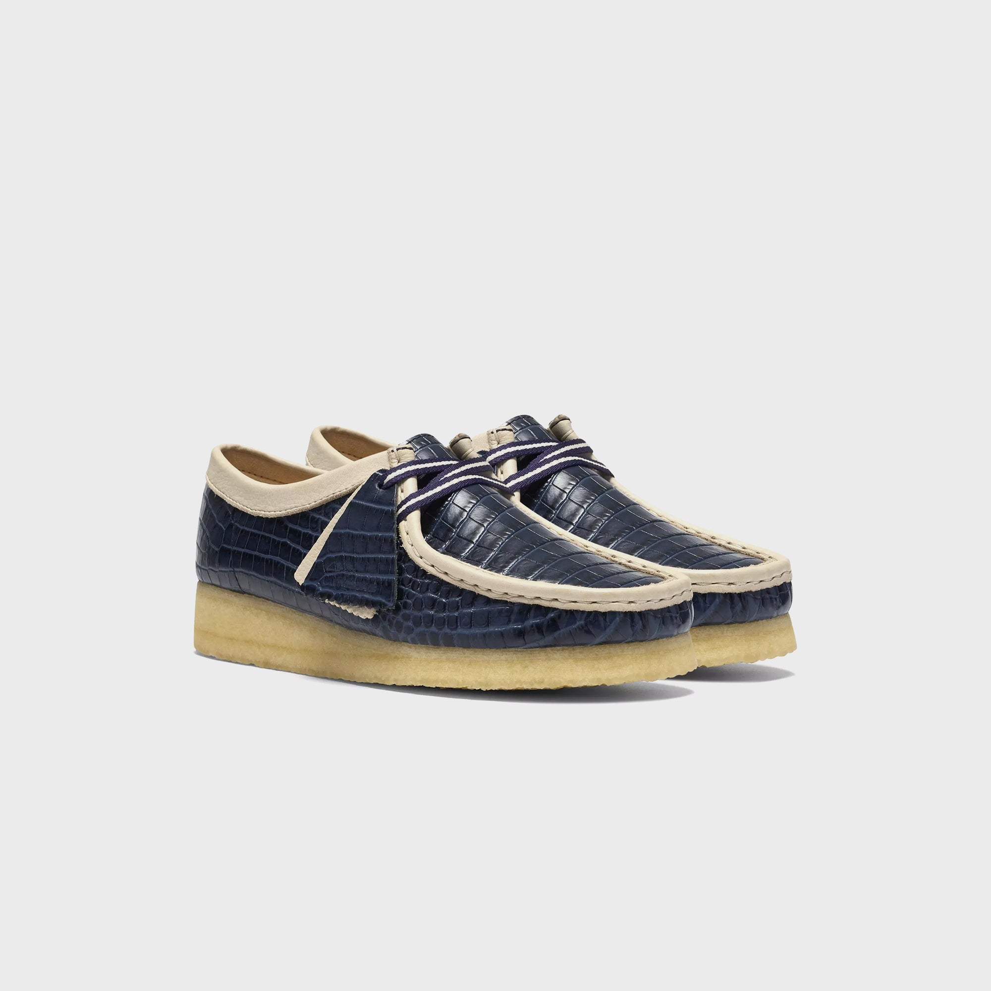 Clarks WMNS Wallabee - Blue Interest
