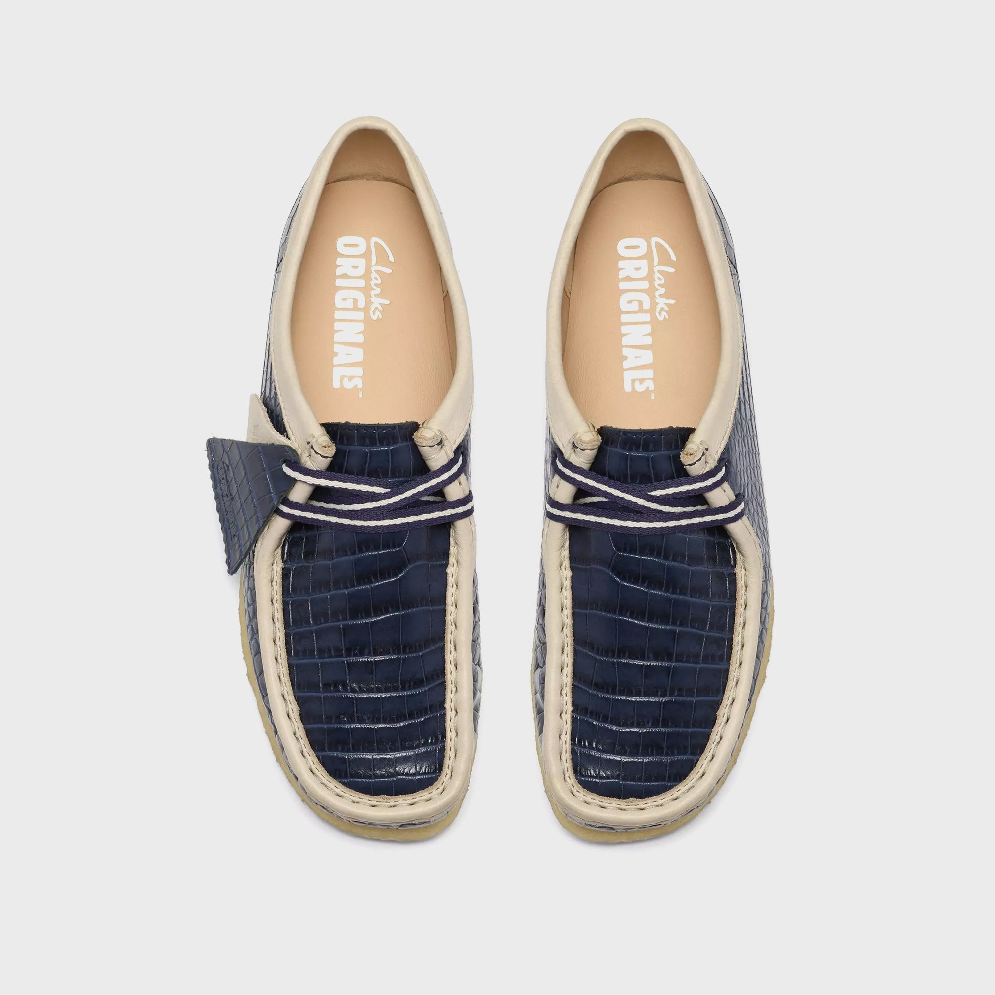 Clarks WMNS Wallabee - Blue Interest