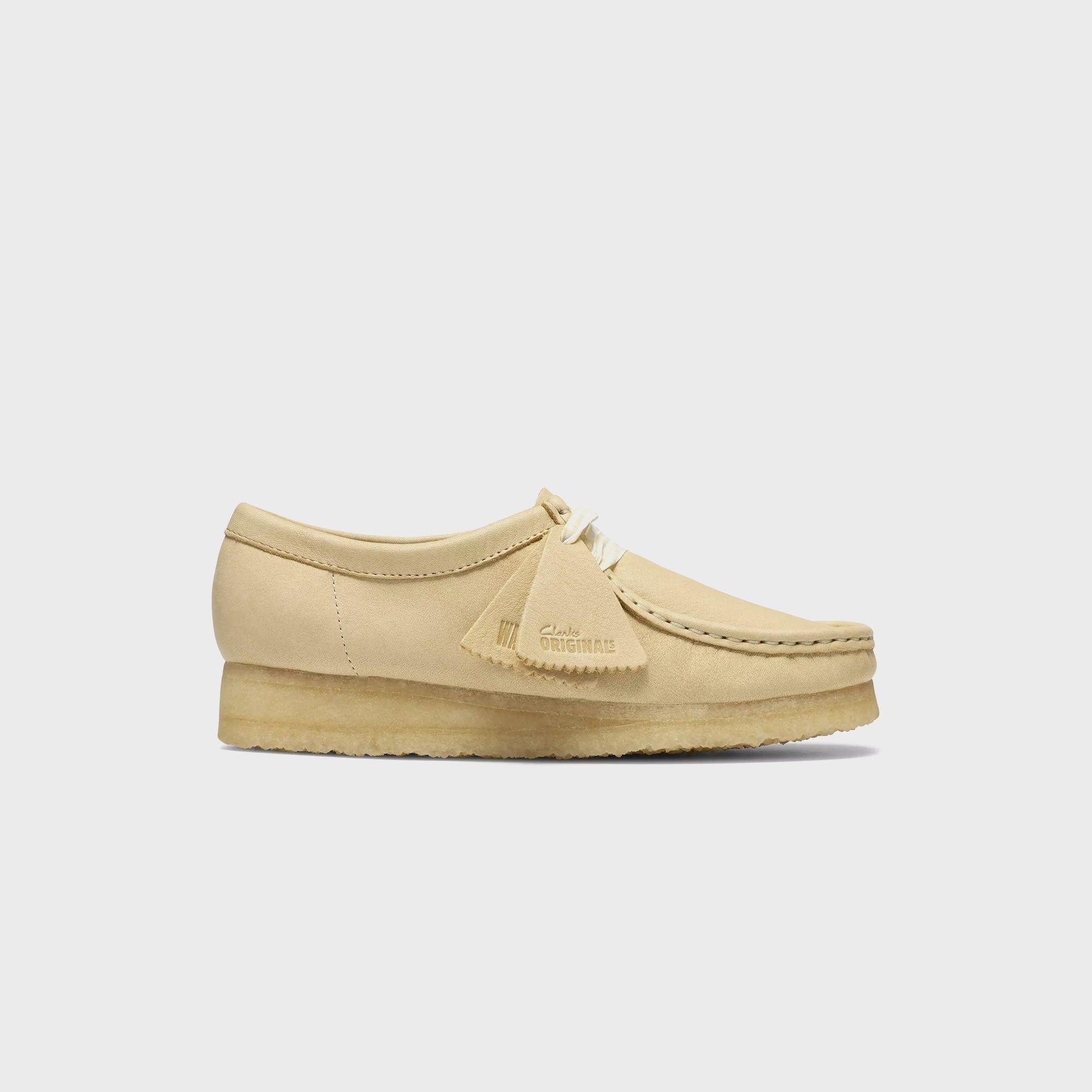 Clarks WMNS Wallabee - Pale Yellow Leather