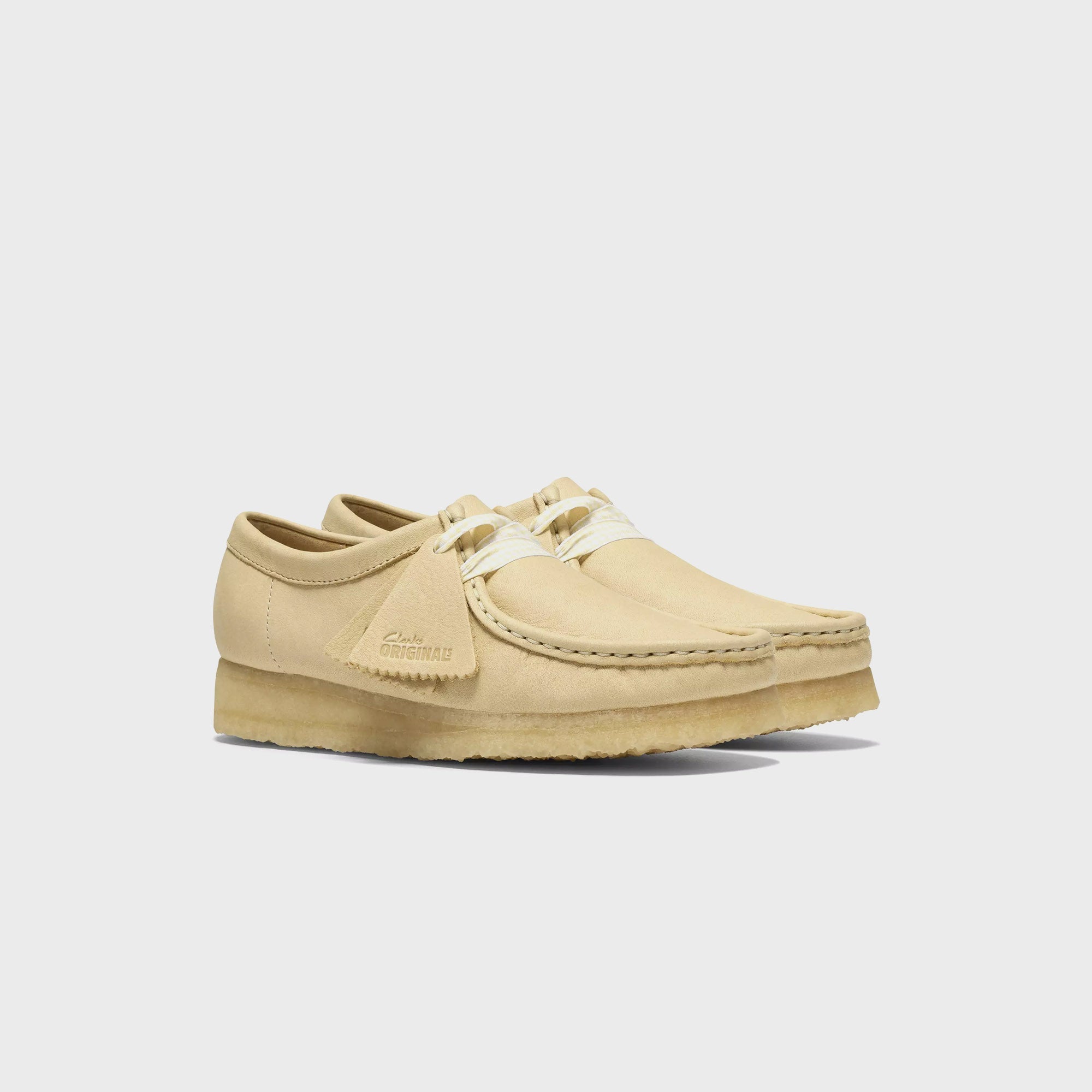 Clarks WMNS Wallabee - Pale Yellow Leather
