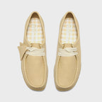 Clarks WMNS Wallabee - Pale Yellow Leather