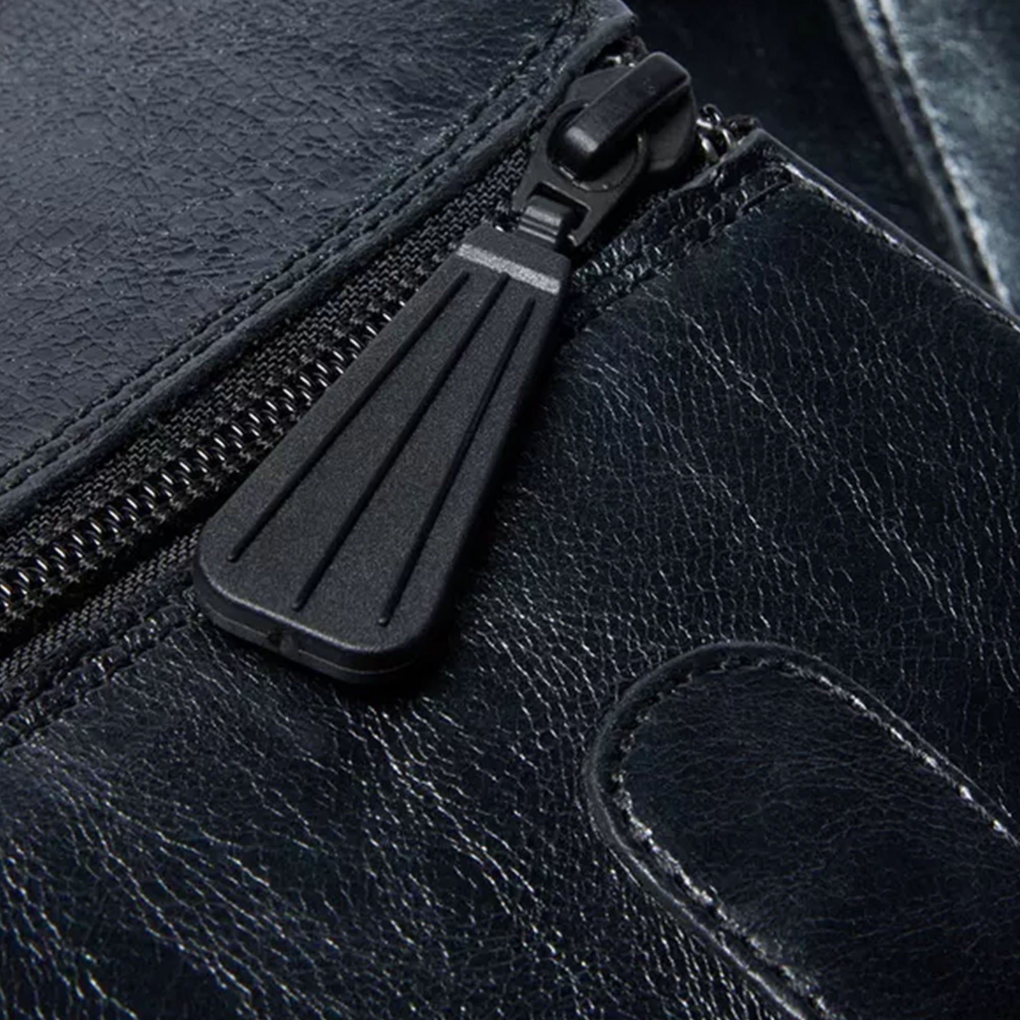 Dr. Martens Buzz Hi Tall Eclipse Leather Boots - Black