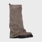 The Attico Robin Combat Boot - Taupe