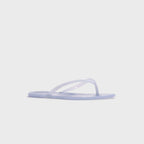 Black Suede Studio Crystal Sandal - Baby Blue