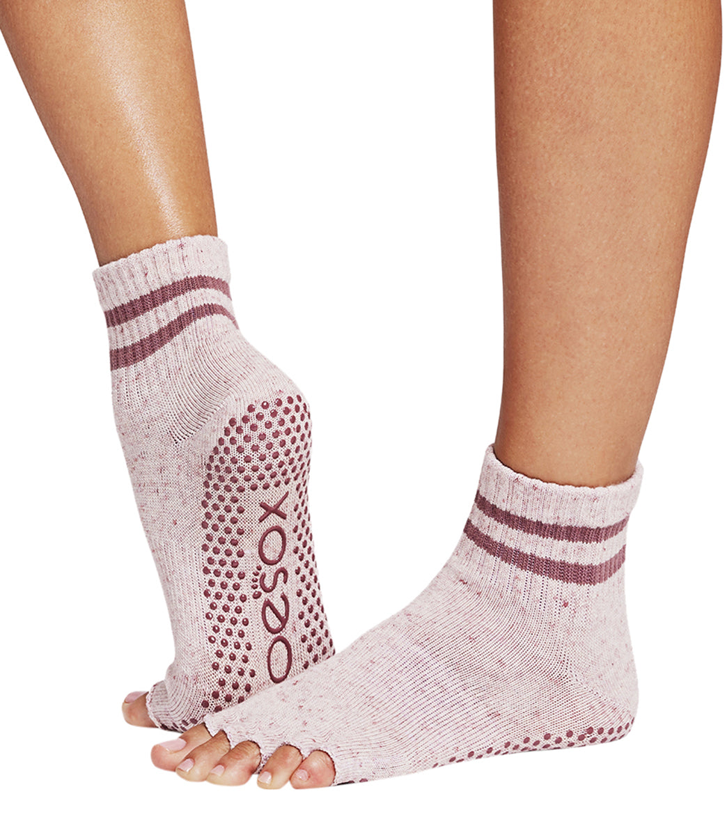 Crew-Length Indoor Socks for Everyday Home Stretching
