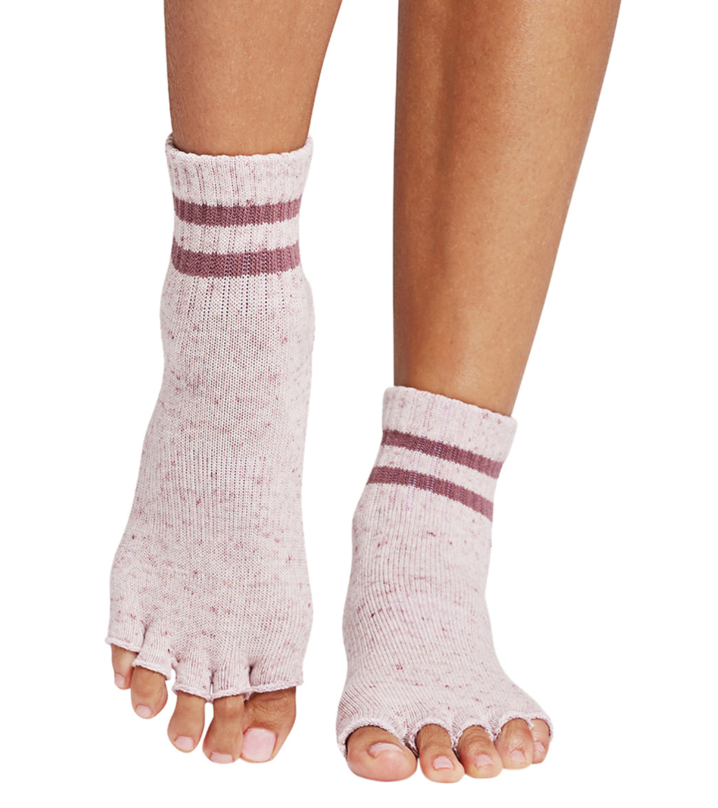 Crew-Length Indoor Socks for Everyday Home Stretching
