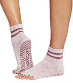 Crew-Length Indoor Socks for Everyday Home Stretching