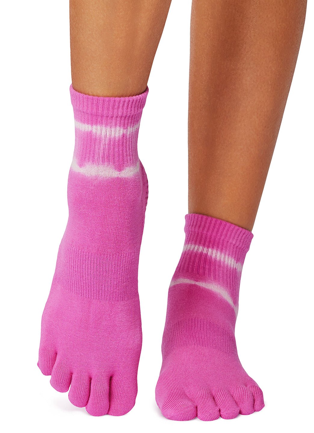 Crew-Length Indoor Socks for Everyday Home Stretching