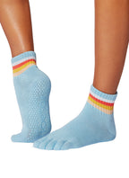 Crew-Length Indoor Socks for Everyday Home Stretching