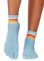 Crew-Length Indoor Socks for Everyday Home Stretching