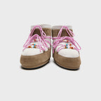 Moon Boot x Guest In Residence WMNS Beaded Suede Boots - Honey / White Sand