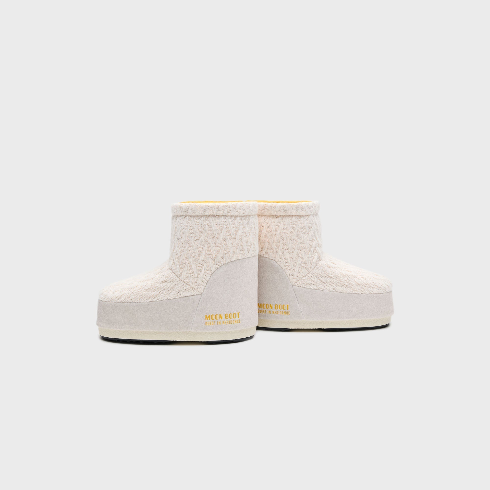 Moon Boot x Guest In Residence WMNS Knit No Lace Boots - White / Sand