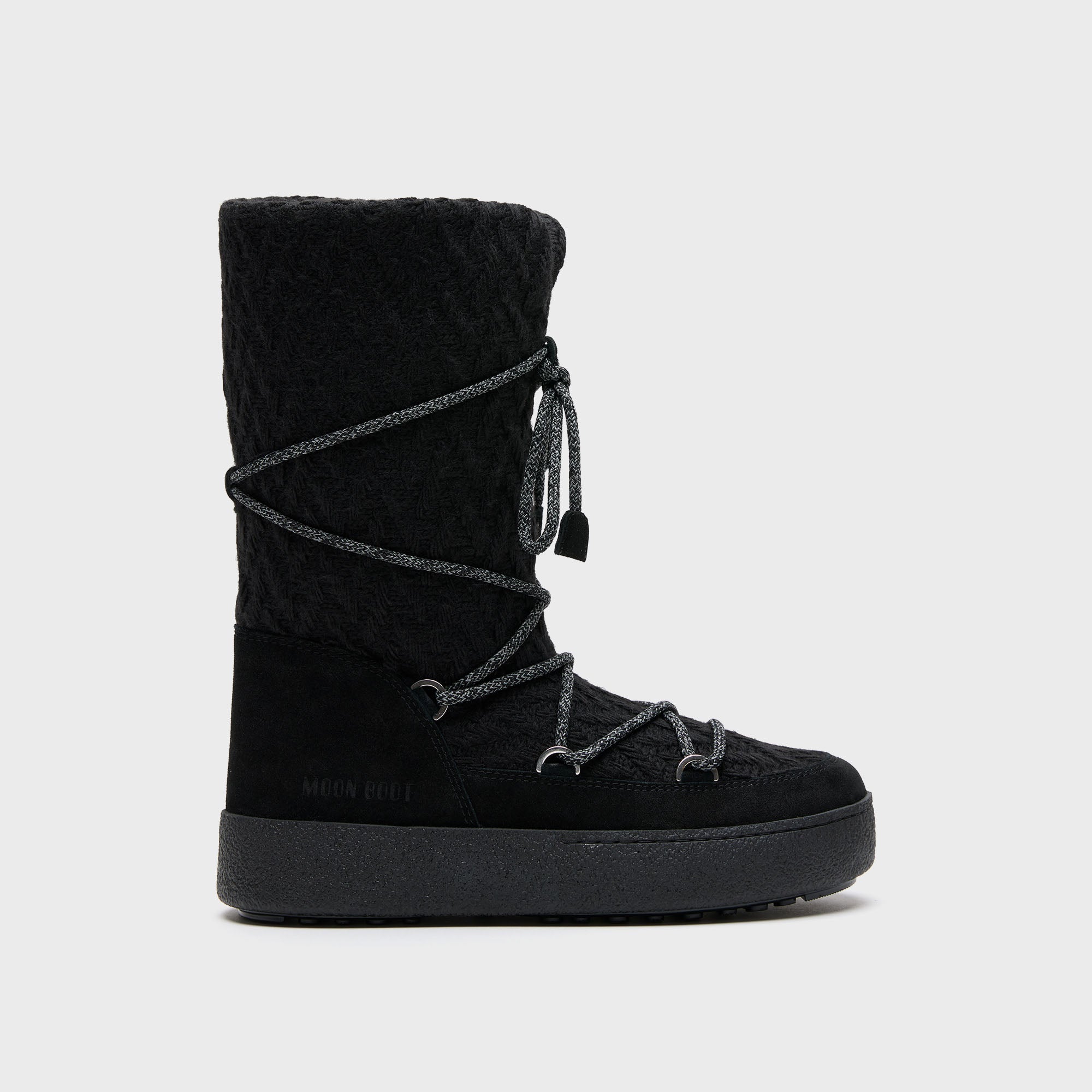 Moon Boot x Guest In Residence WMNS Knit No Lace Boots - Black