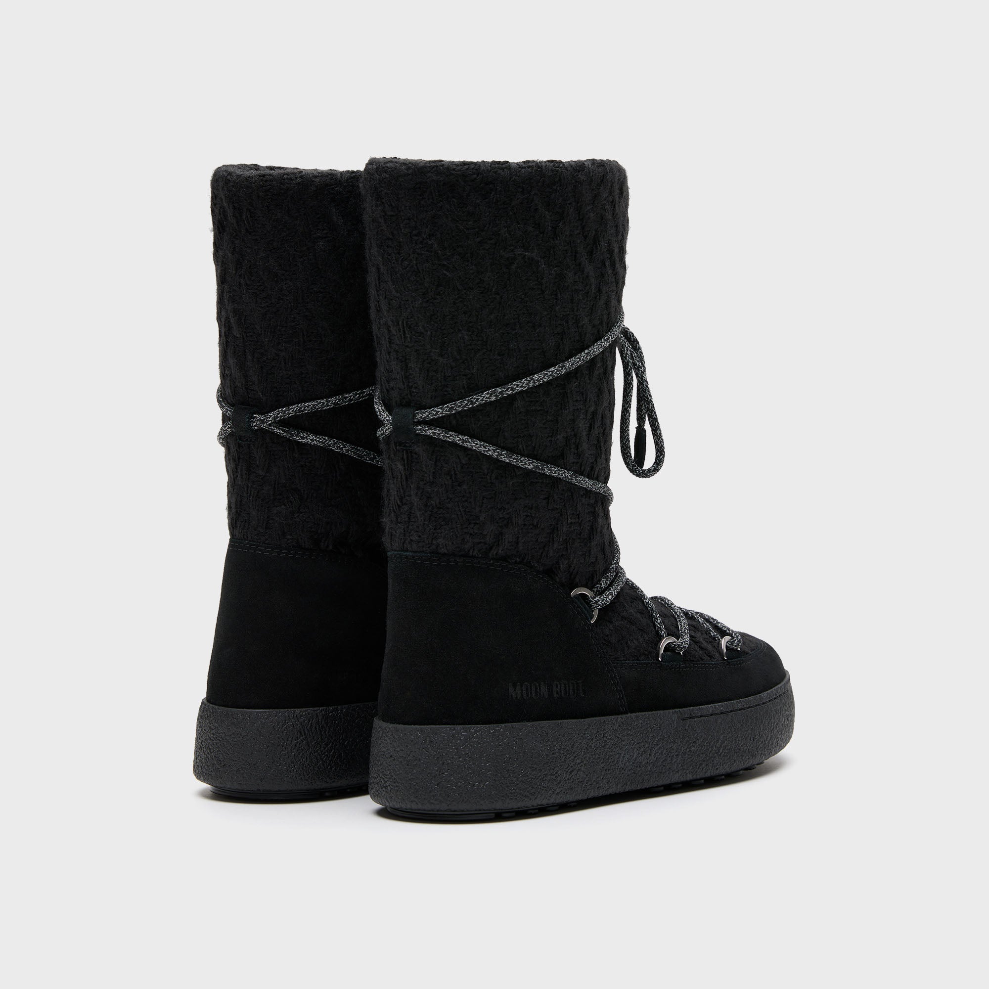 Moon Boot x Guest In Residence WMNS Knit No Lace Boots - Black