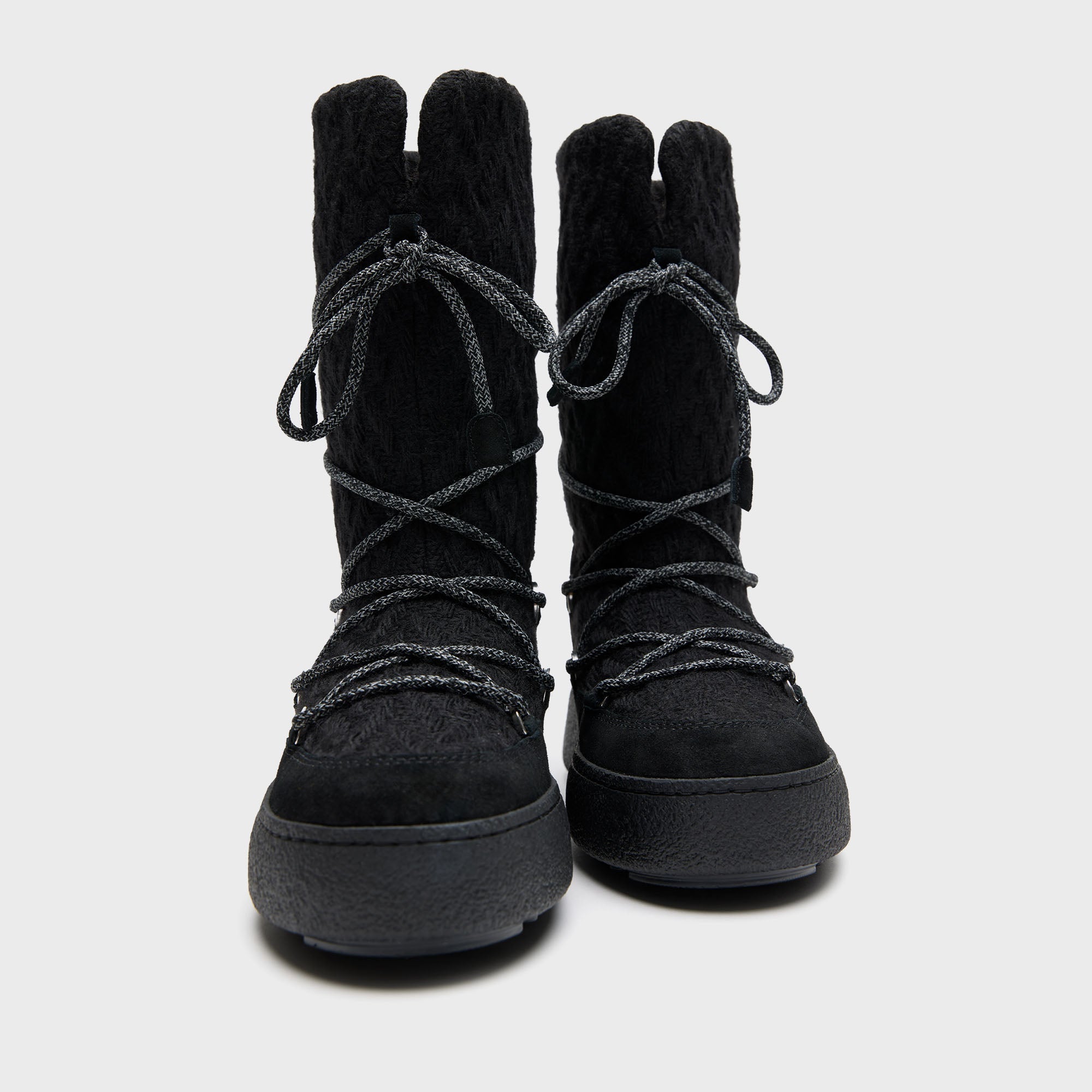 Moon Boot x Guest In Residence WMNS Knit No Lace Boots - Black