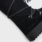 Moon Boot x Guest In Residence WMNS Knit No Lace Boots - Black