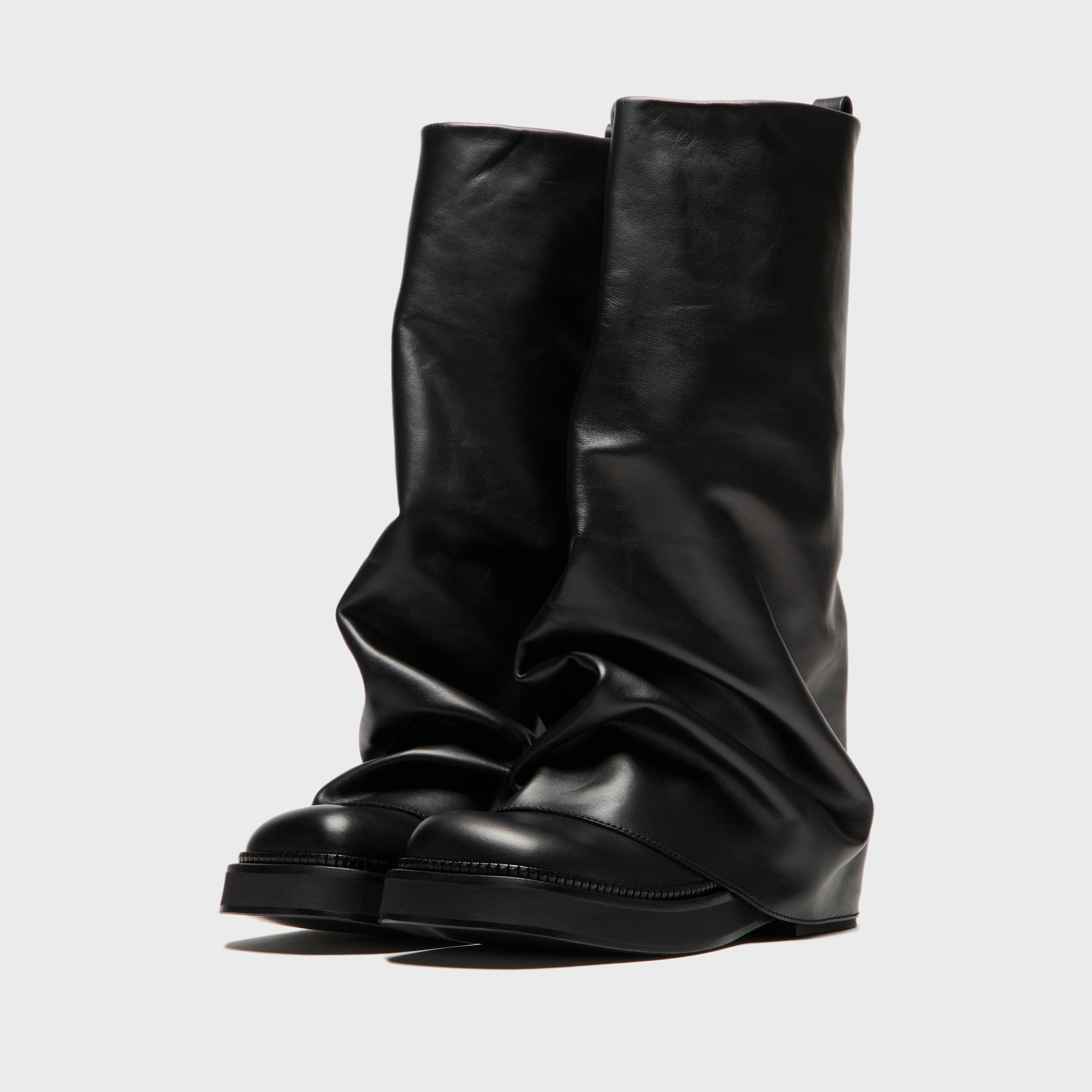 The Attico Robin Combat Boot - Black