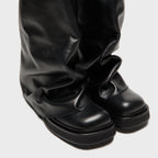 The Attico Robin Combat Boot - Black