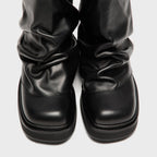 The Attico Mini Robin Combat Boot - Black