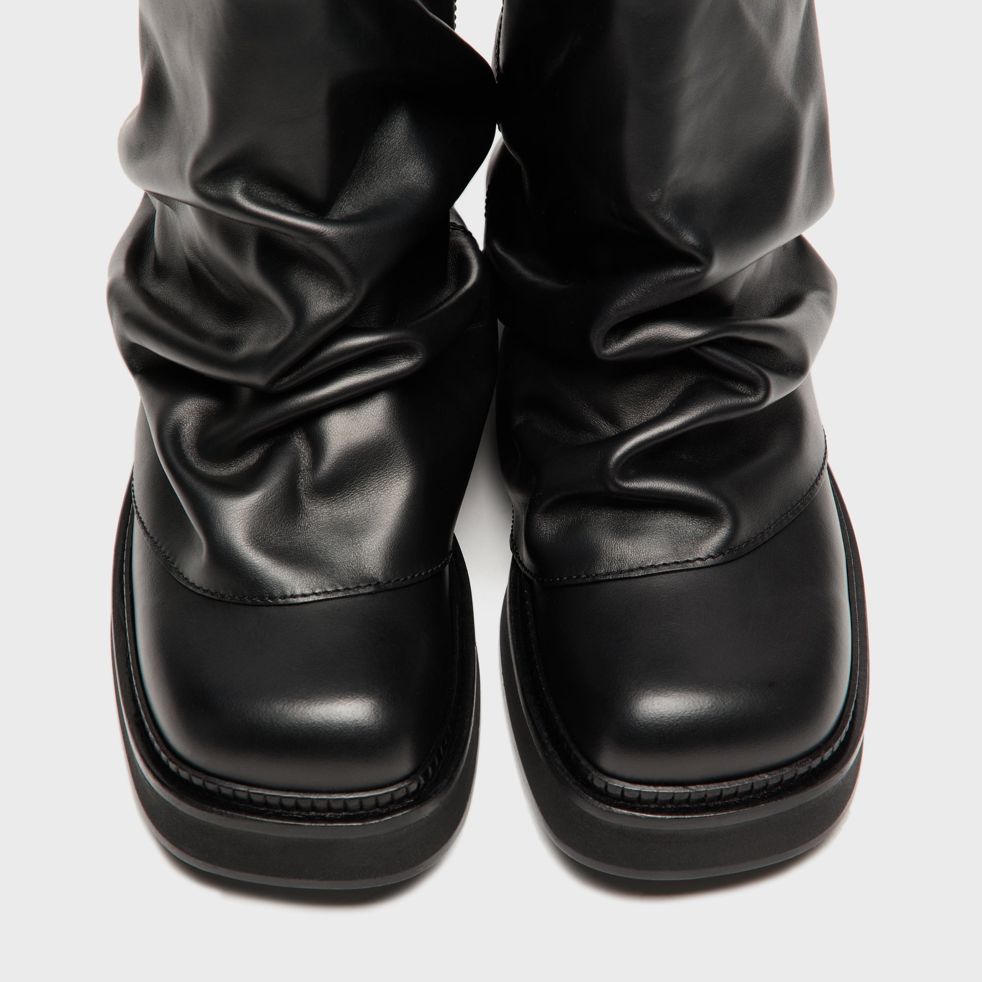 The Attico Mini Robin Combat Boot - Black