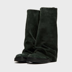 The Attico Robin Combat Boot - Moss