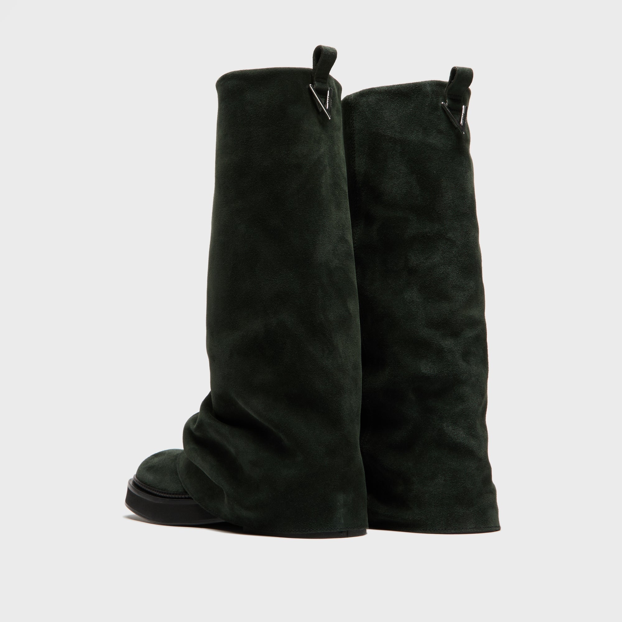 The Attico Robin Combat Boot - Moss