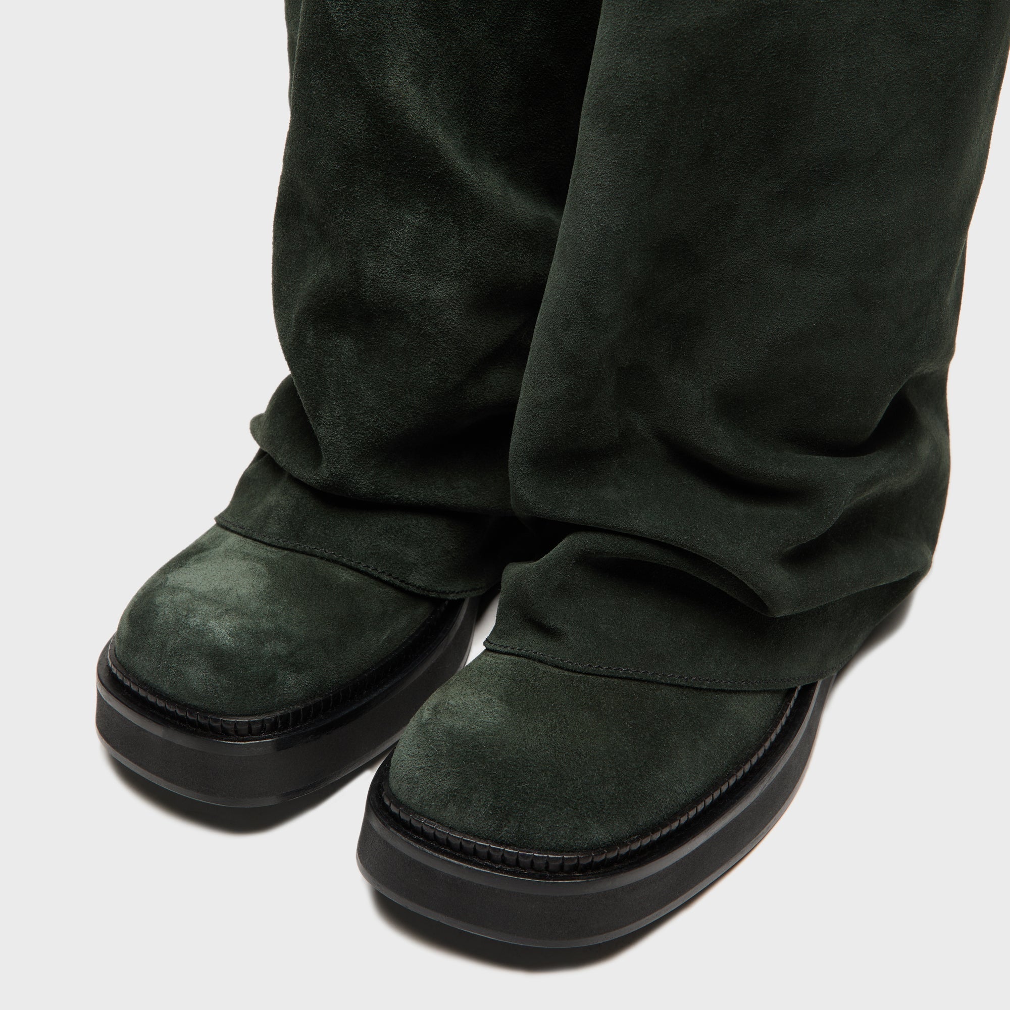 The Attico Robin Combat Boot - Moss