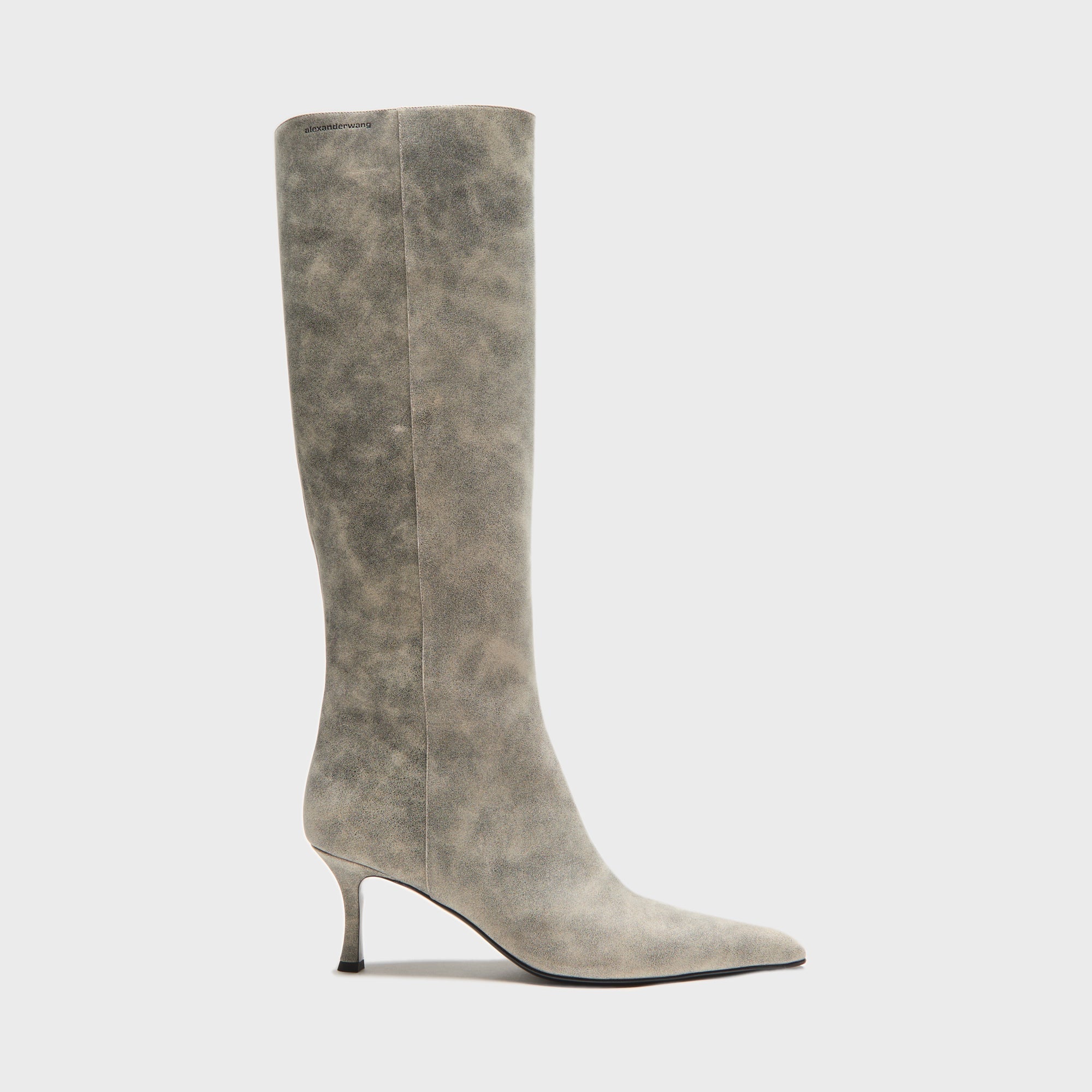 Alexander Wang Vera Boot - Black Crackle Grey