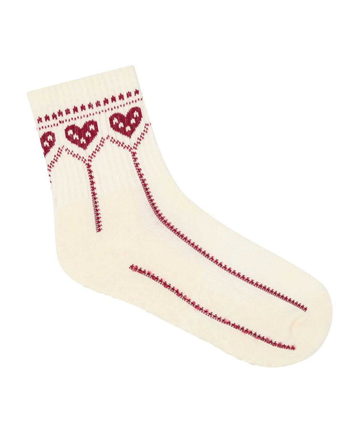 Crew Grip Socks - Alpine Heart (Barre / Pilates)