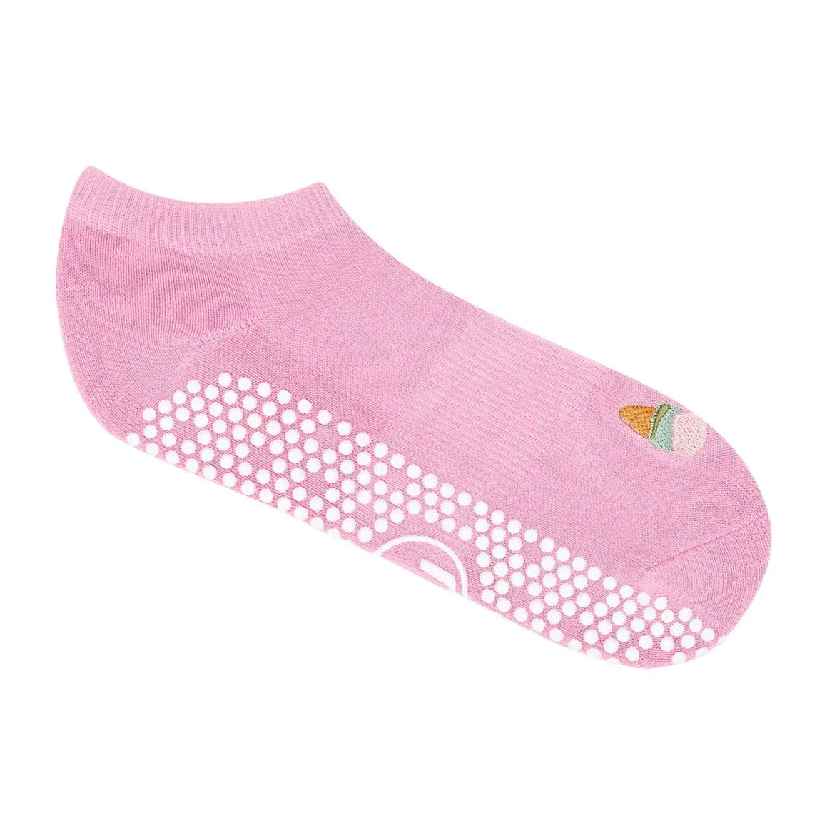 Crew-Length Grip Socks for Barre and Pilates Sessions