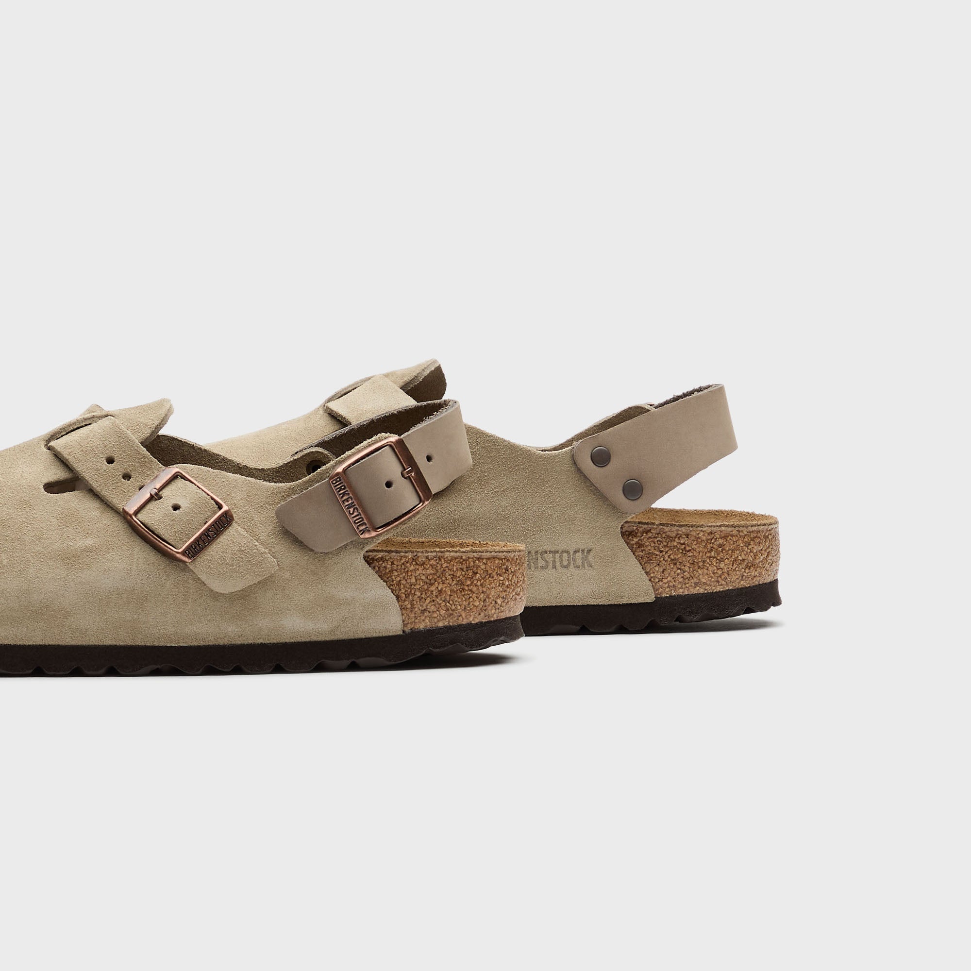 Birkenstock WMNS Tokio Suede - Taupe