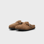 Birkenstock WMNS Boston Soft Footbed - Dark Tea
