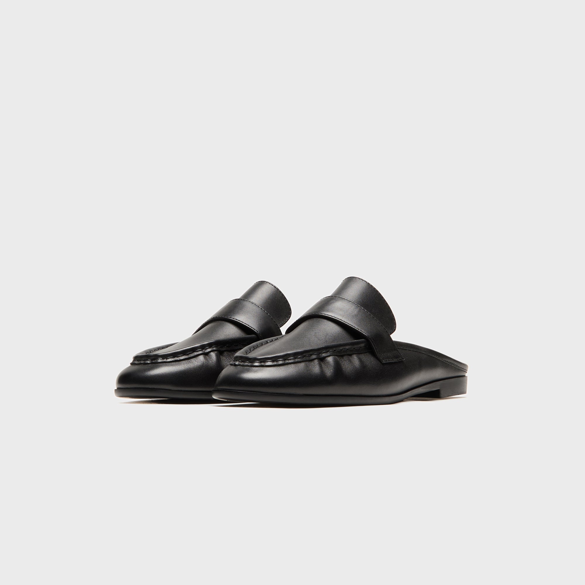 Black Suede Studio Gabby Loafers - Black
