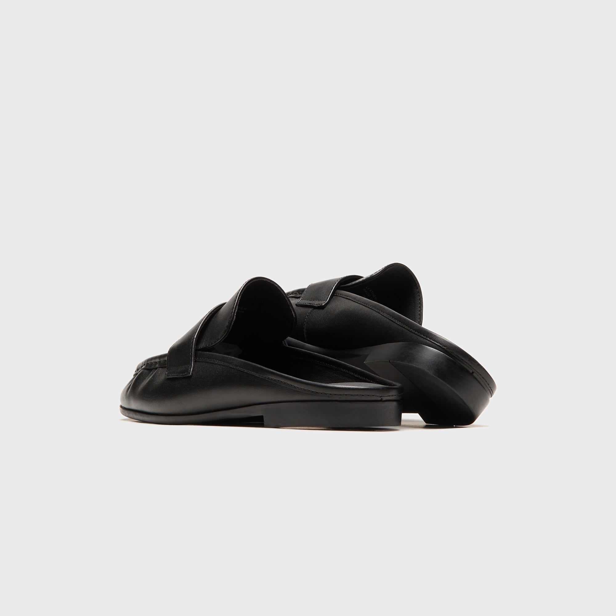 Black Suede Studio Gabby Loafers - Black