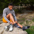 Crew-Length Grip Socks for Everyday Indoor Activity