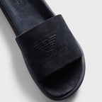 Giorgio Armani & Kith Suede Slides - Tempesta
