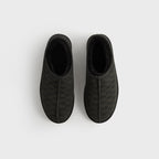 Kith Monogram Shearling Slippers - Black