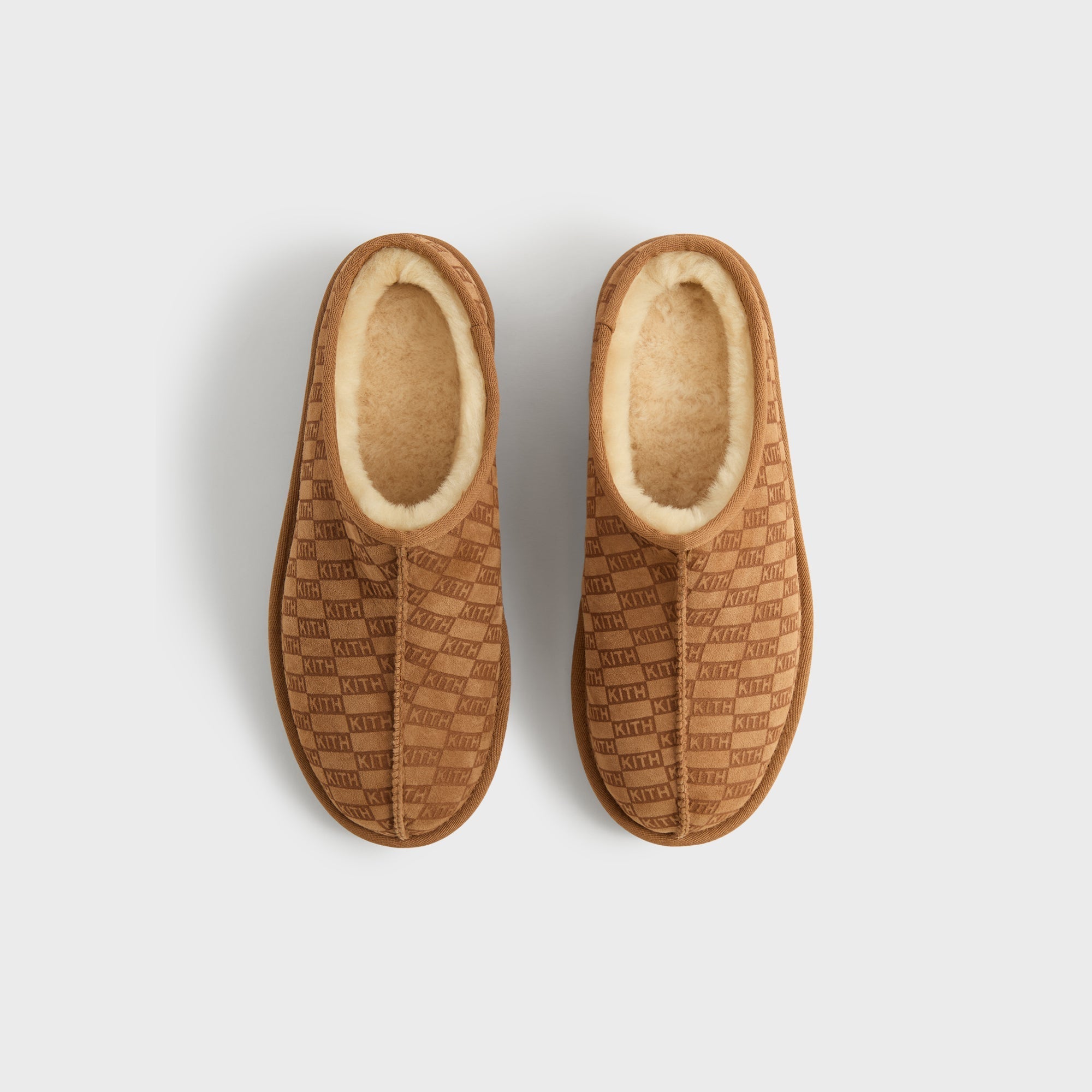 Kith Monogram Shearling Slippers - Loft