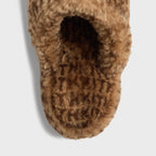 Kith Women Monogram Shearling Slippers - Legacy