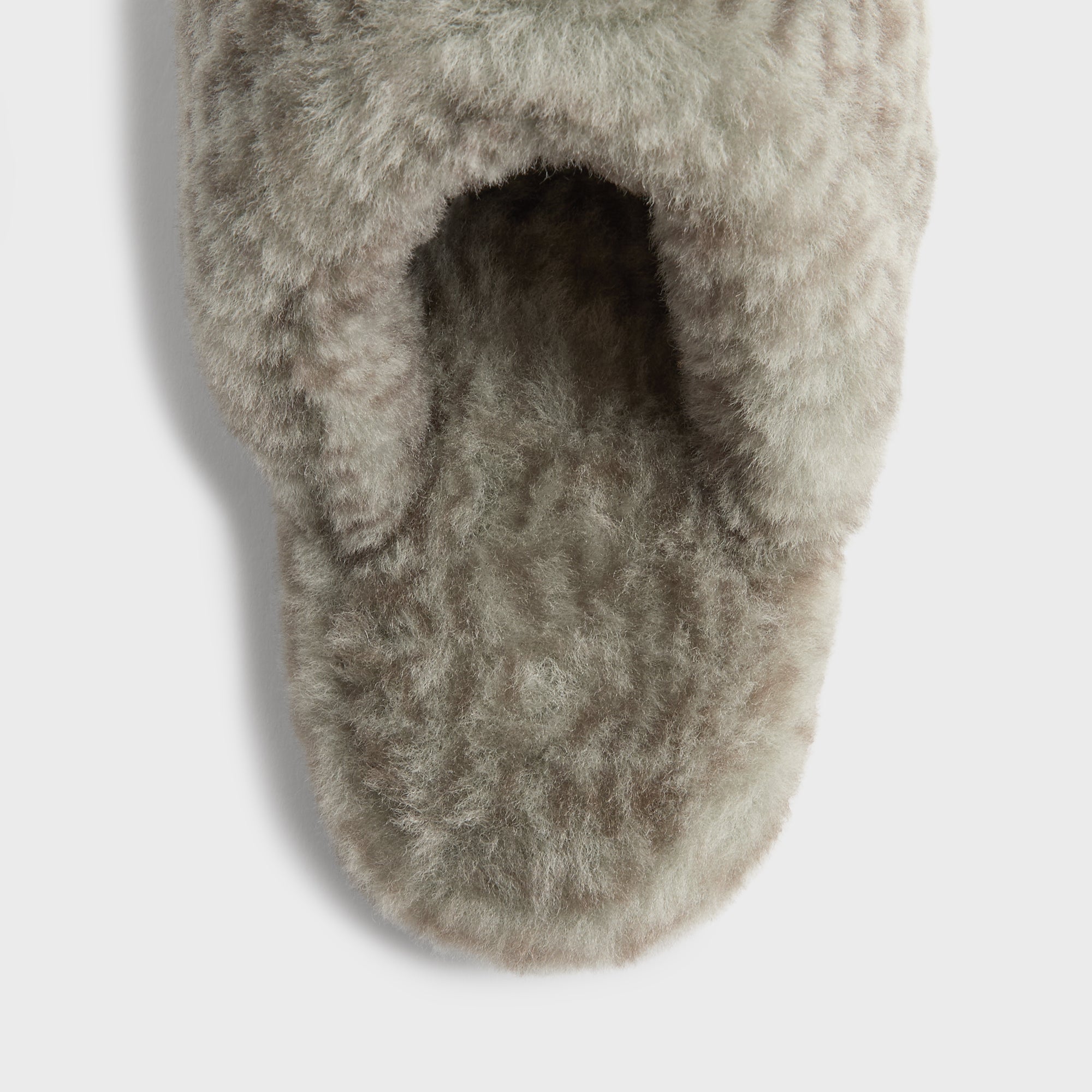 Kith Women Monogram Shearling Slippers - Palais