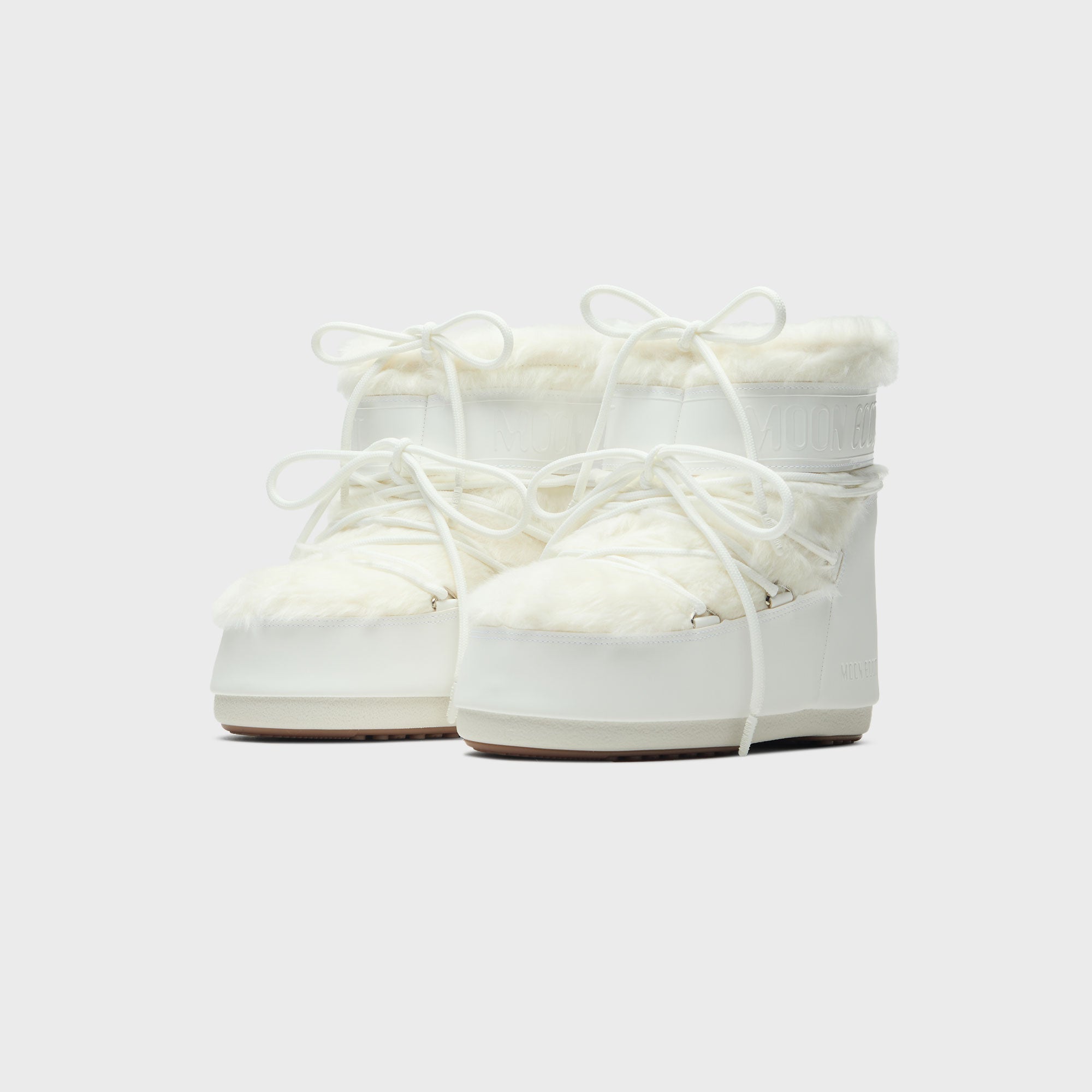 Moon Boot WMNS Icon Low Faux Fur Boots - White