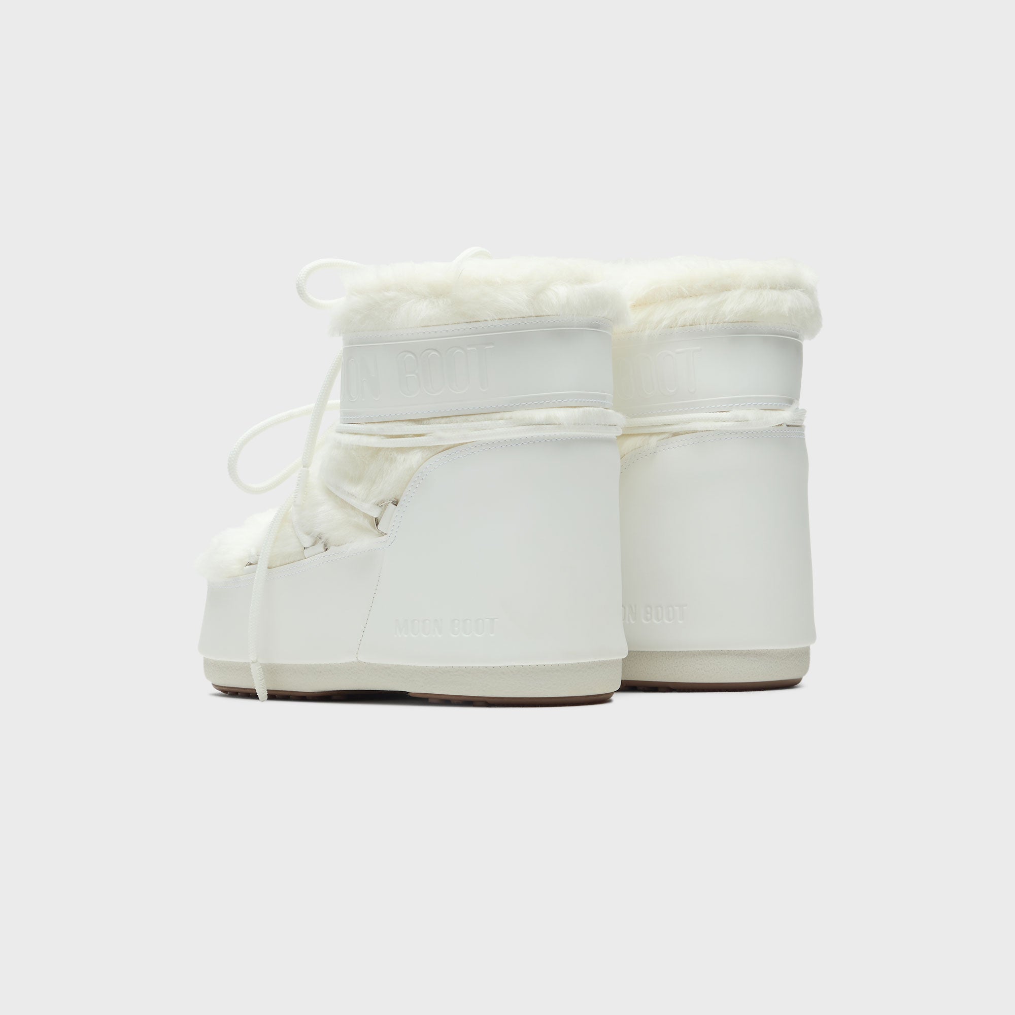 Moon Boot WMNS Icon Low Faux Fur Boots - White
