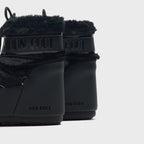 Moon Boot WMNS Icon Low Faux Fur Boots - Black
