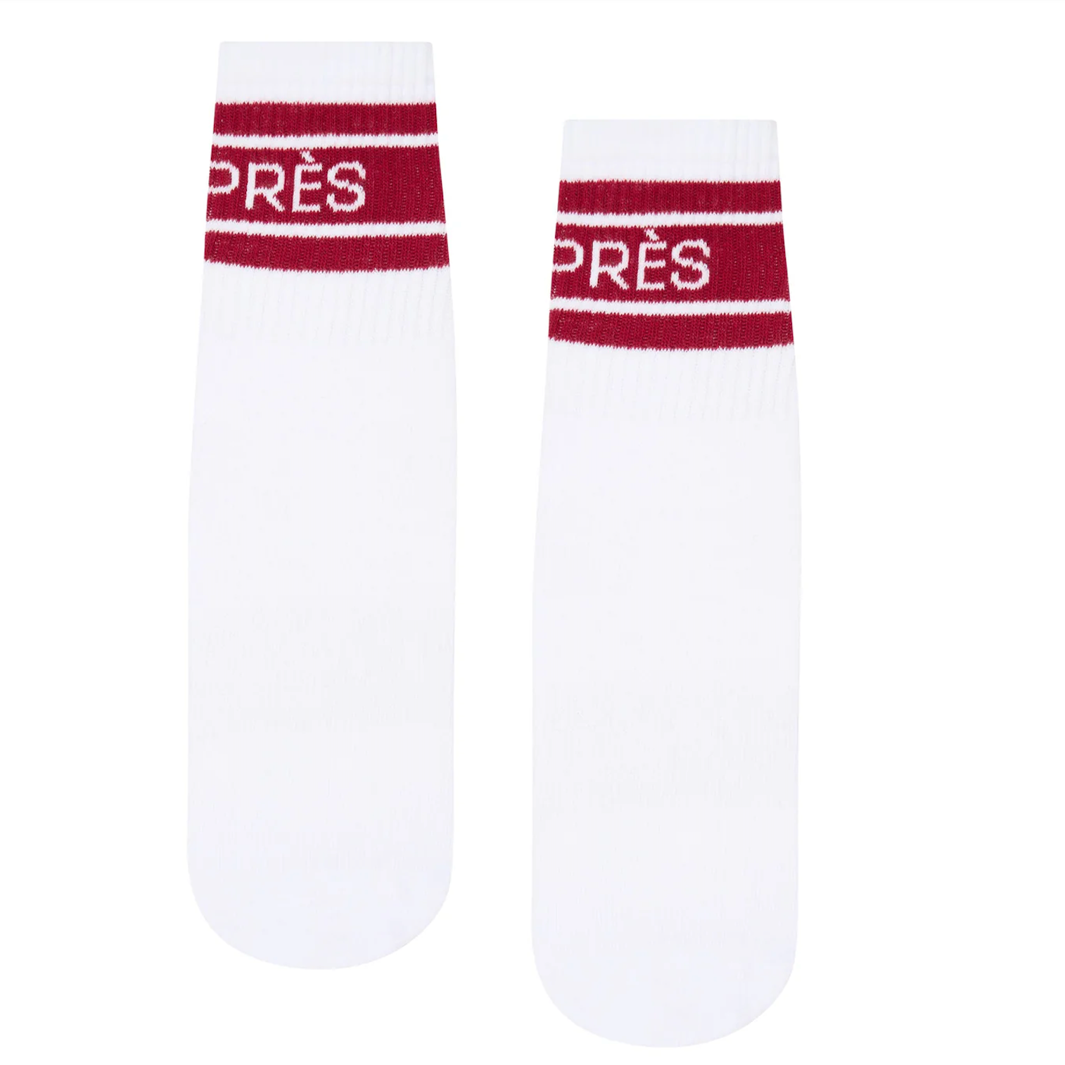 Non-Slip Crew Socks for Barre, Pilates, and Stretching