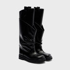 The Attico Passeggiata Combat Boot - Black