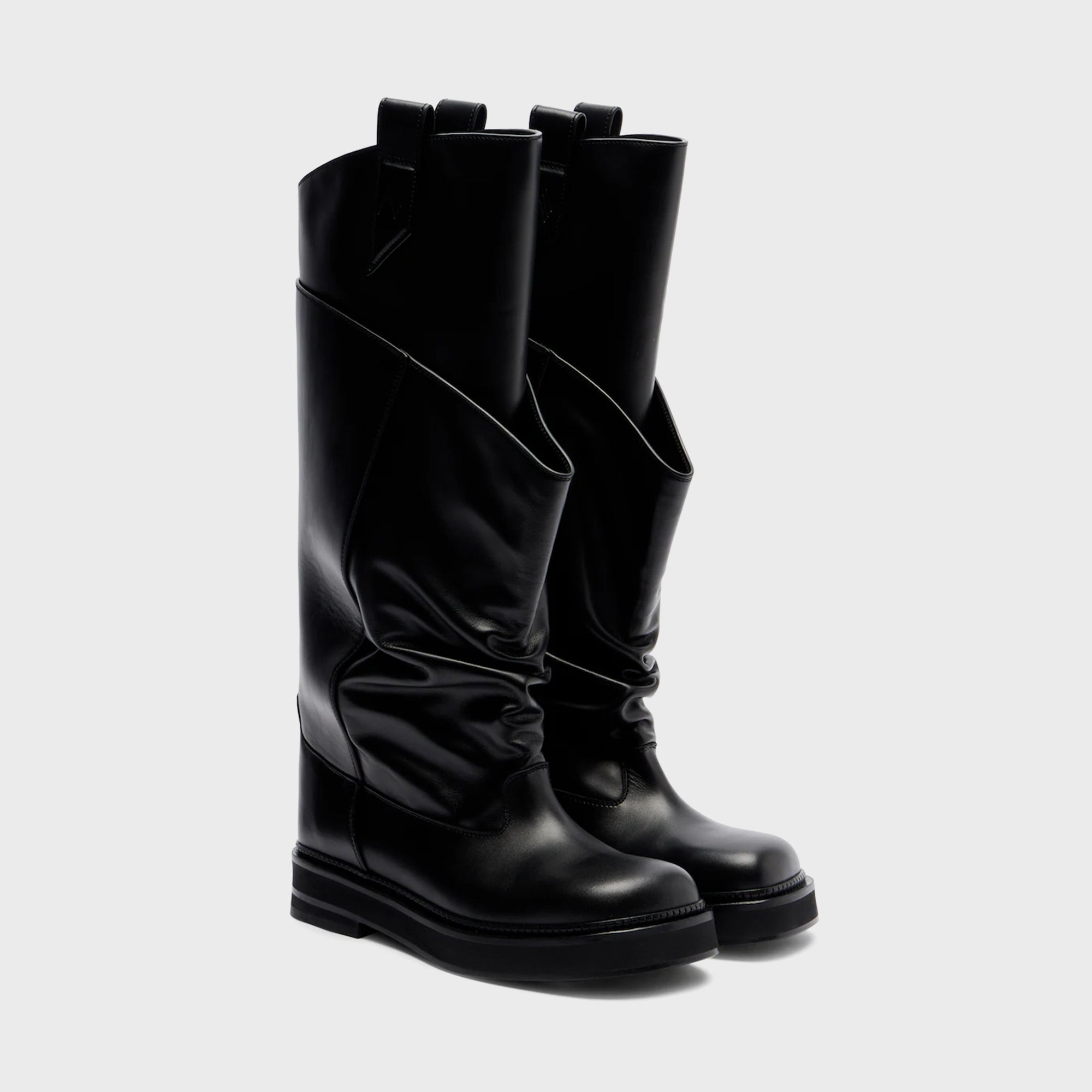 The Attico Passeggiata Combat Boot - Black
